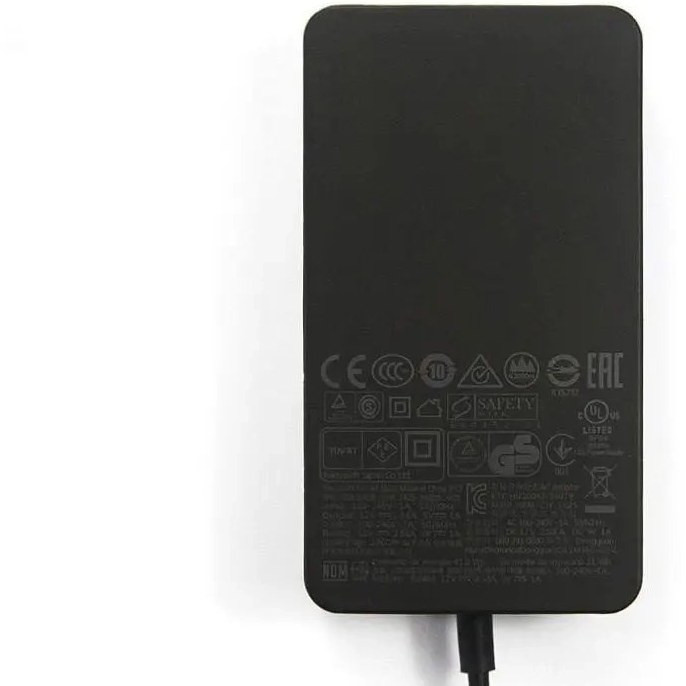 شارژر مایکروسافت سرفیس 127 وات 15 ولت 8 آمپر مناسب برای تبلت مایکروسافت Surface Pro 3/4/5/6/7/Surface Book استوک اورجینال