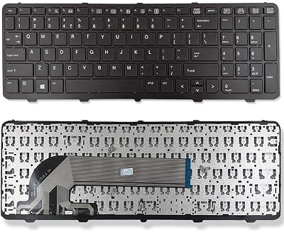 کیبورد لپ تاپ اچ پی Probook 450-G1-G2 مشکی-با فریم استوک اورجینال